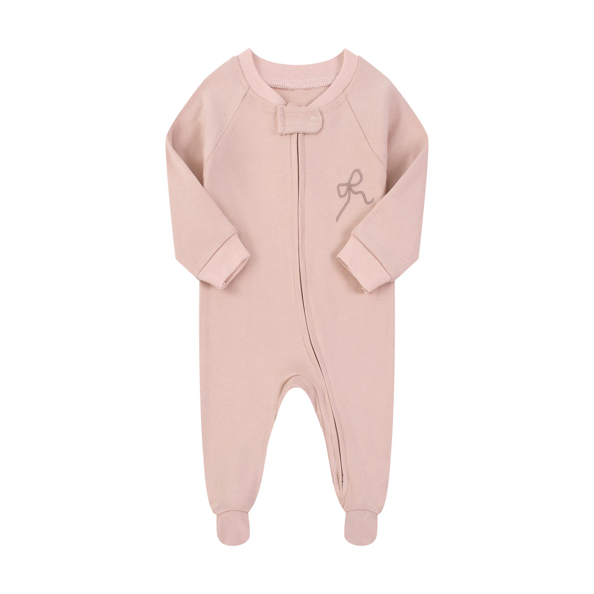 Cotton Baby Onesies Zipper - Somenie Wiosenno-Jesienny Pajacyk Niemowlęcy z Długim