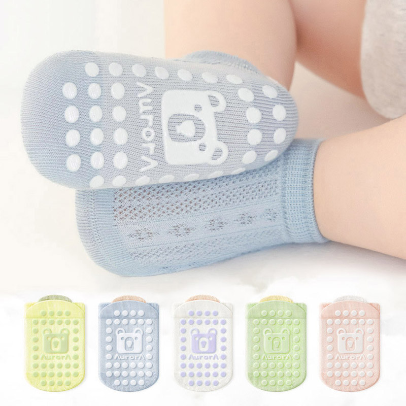 Unisex Baby Socks Non Slip - 5 par dziecięcych skarpet antypoślizgowych Śliczny