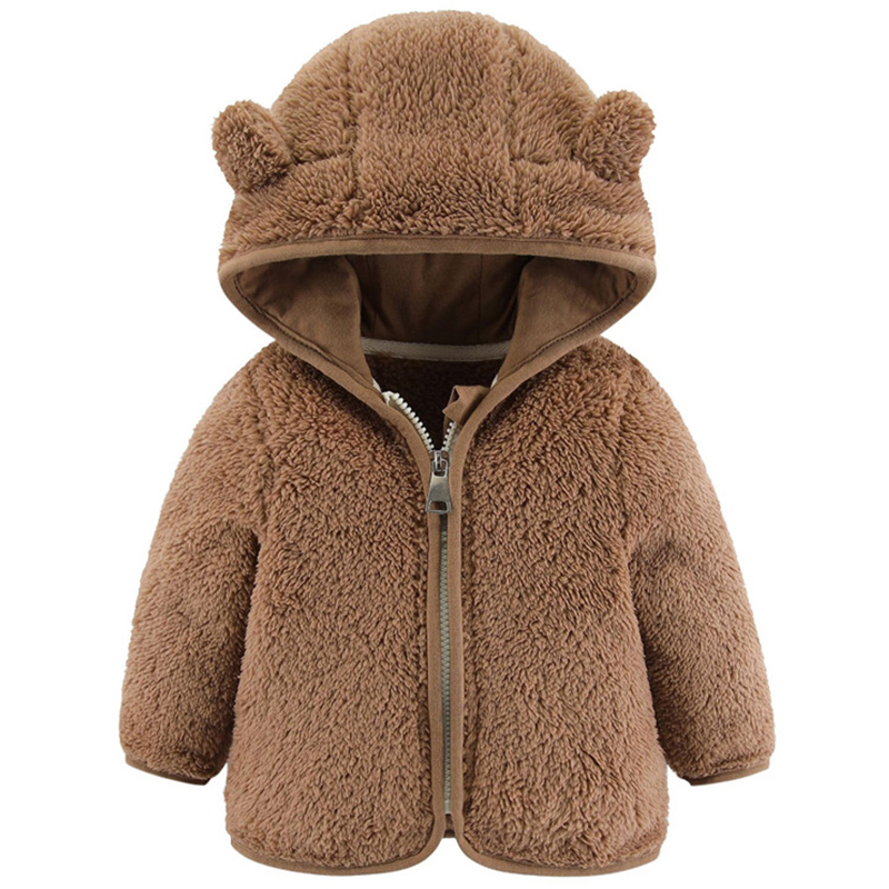 Toddler Boy Winter Fleece Jacket - Jesień Odzież dla niemowląt Zima Noworodek