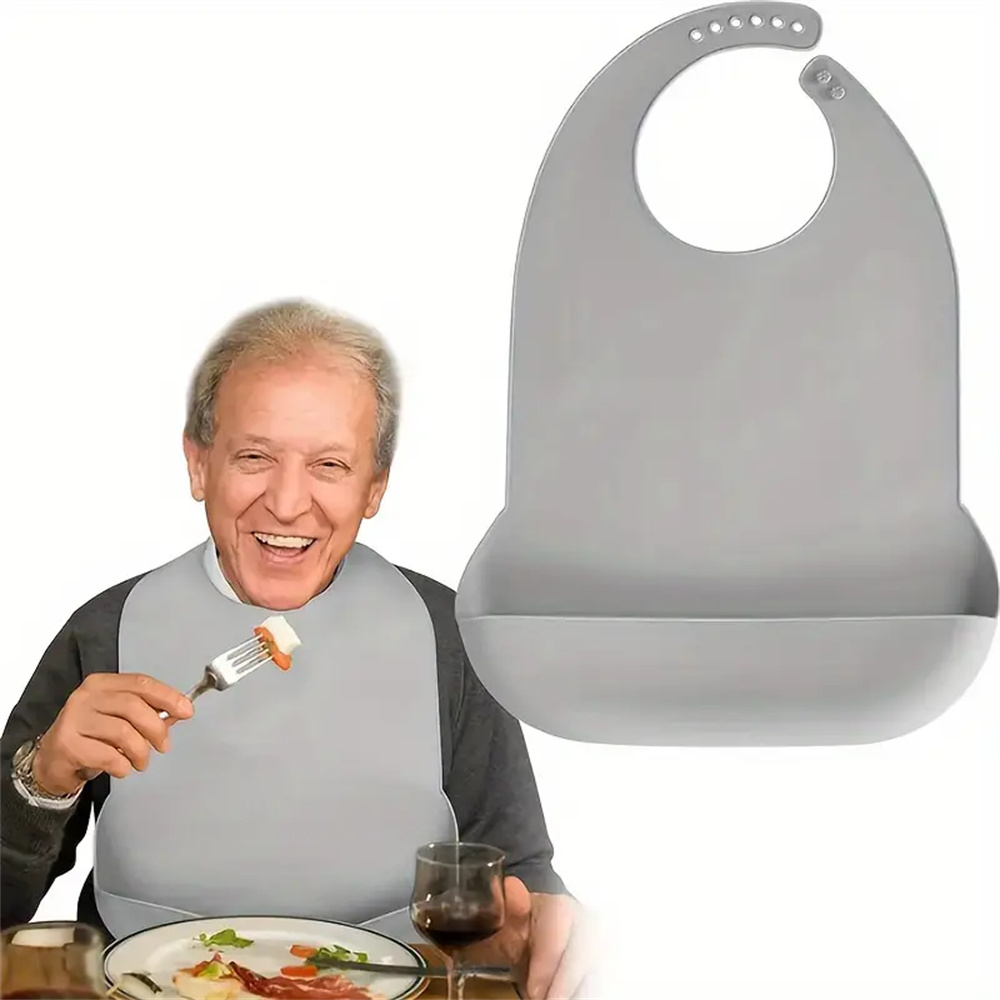 Waterproof Baby Bibs Silicone - Duże silikonowe śliniaki dla dorosłych Wodoodporne