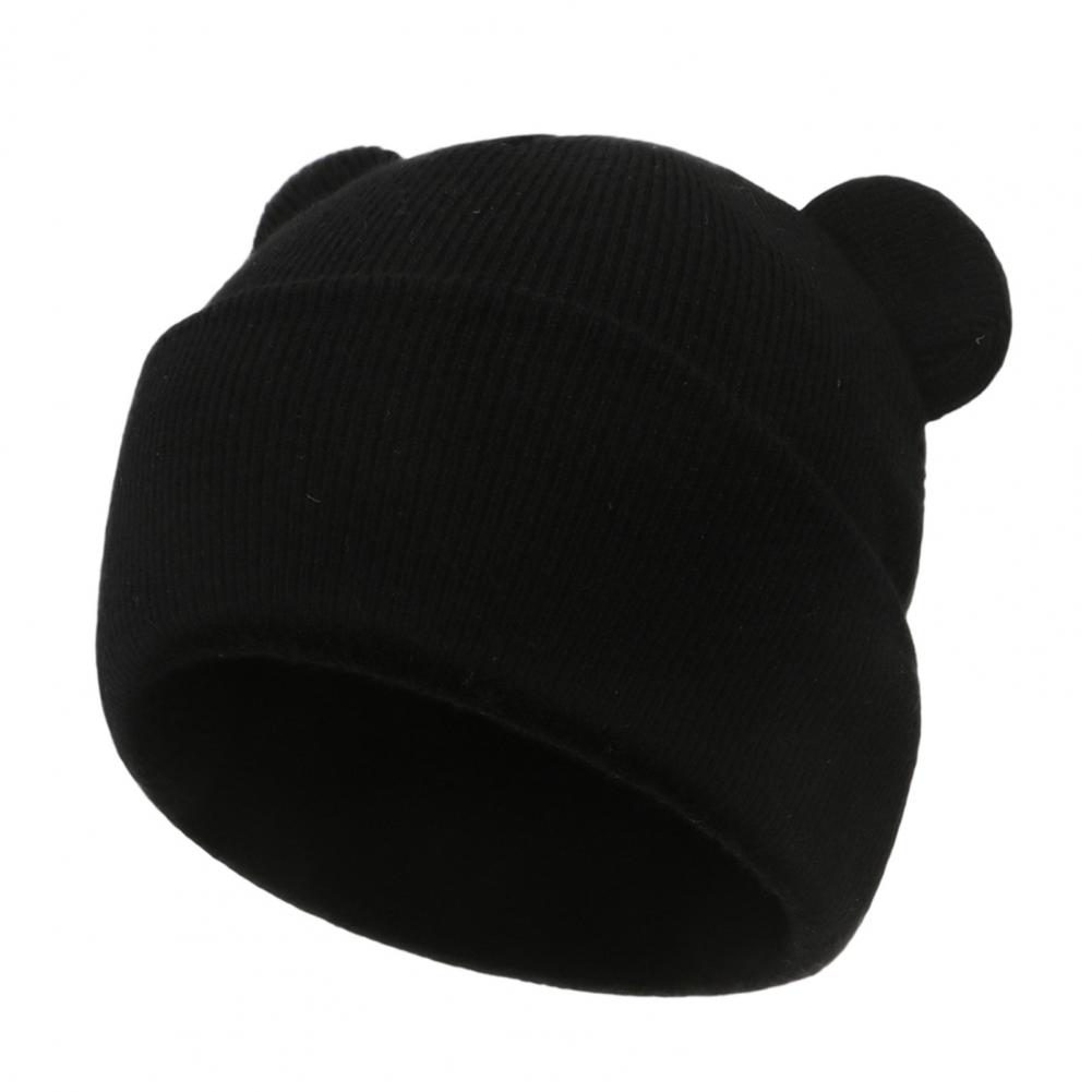 Infant Beanie Hat With Ears - Czapka zimowa dla niemowląt, modny dodatek