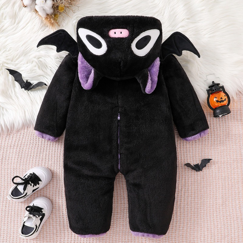 Czarny fioletowy kombinezon dl – Cotton Baby Onesies Zipper recenzja i cena