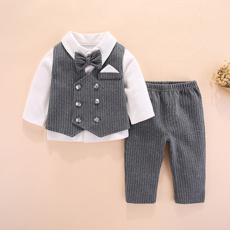 IYEAL Baby Boy Zestaw garnitur – Baby Boy Suit Set Baptism recenzja i cena