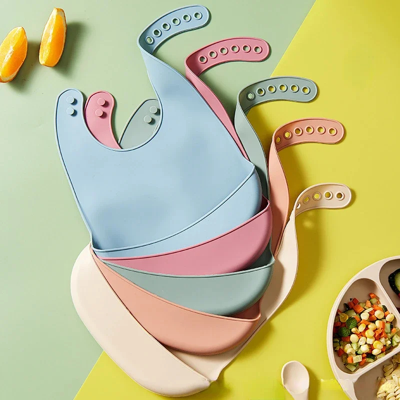 1/3 szt. Śliniak dla niemowląt – Waterproof Baby Bibs Silicone recenzja i cena