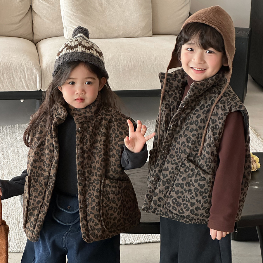Dziecięca kamizelka z nadrukie – Toddler Boy Winter Fleece Jacket recenzja i cena