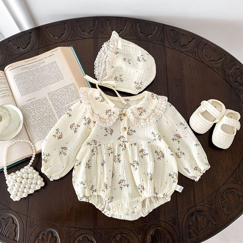 2025 wiosna noworodek dziewczy – Newborn Baby Girl Romper Floral recenzja i cena