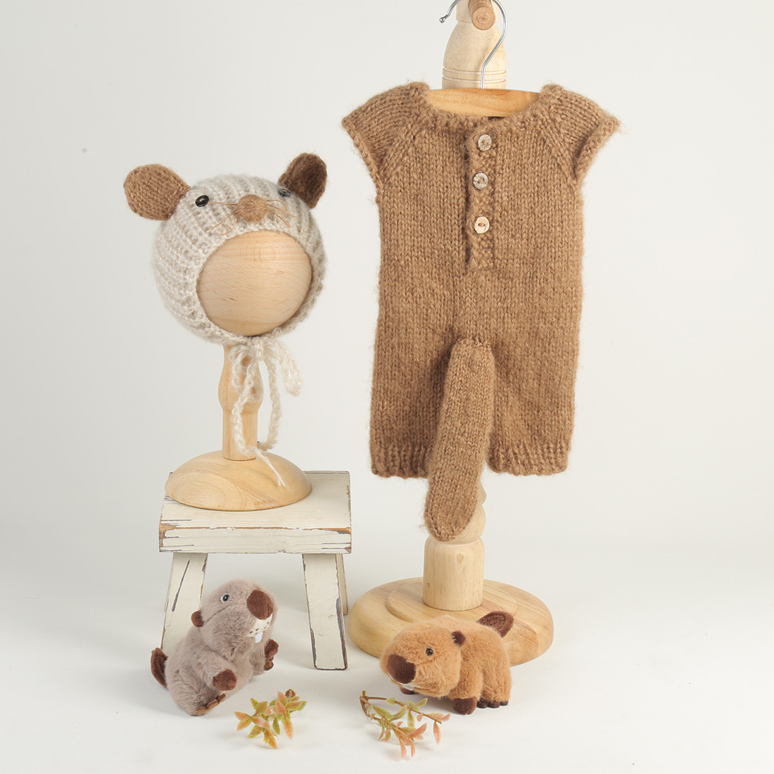 Zestaw rekwizytów do sesji zdj – Infant Photography Props Outfit recenzja i cena