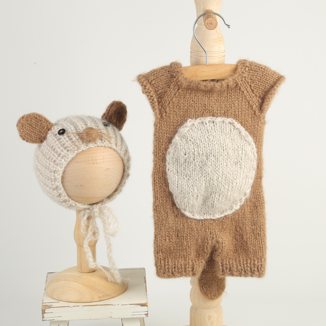 Zestaw rekwizytów do sesji zdj – Infant Photography Props Outfit recenzja i cena