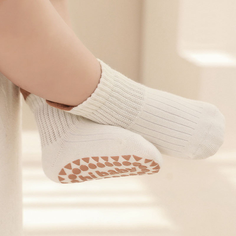 3-parowe dziecięce bawełniane  – Unisex Baby Socks Non Slip recenzja i cena