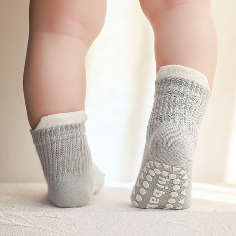 3-parowe dziecięce bawełniane  – Unisex Baby Socks Non Slip recenzja i cena