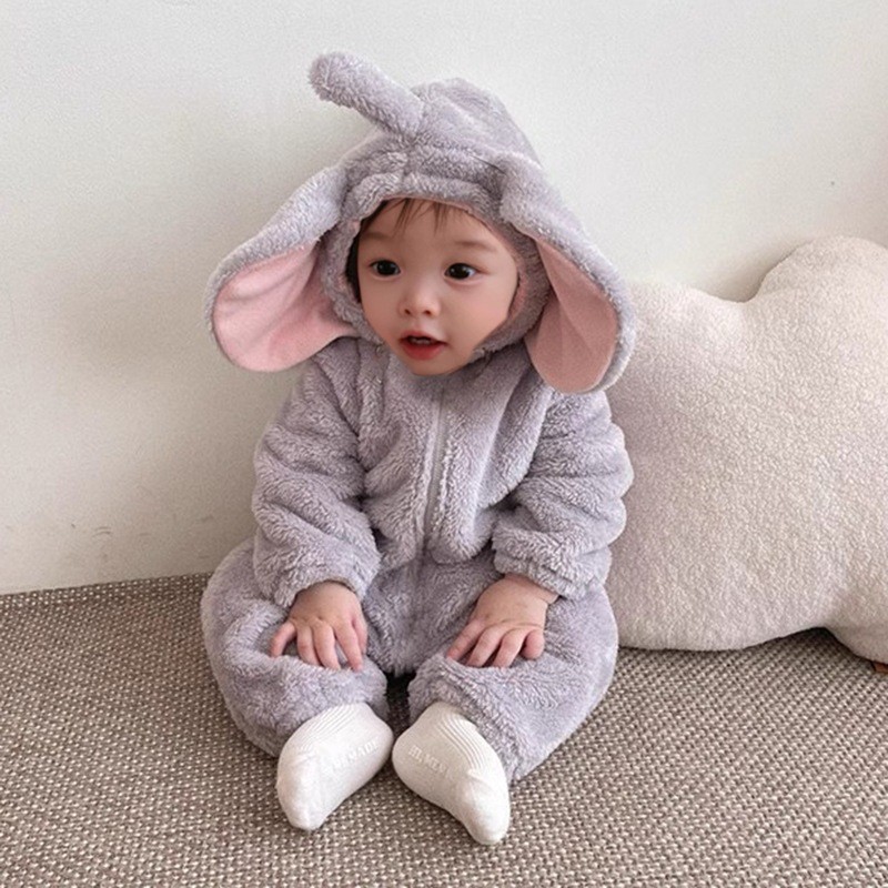 Uroczy kombinezon w kształcie  – Cotton Baby Onesies Zipper recenzja i cena