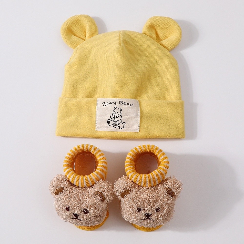 2 szt./zestaw: bawełniany zest – Infant Beanie Hat With Ears recenzja i cena