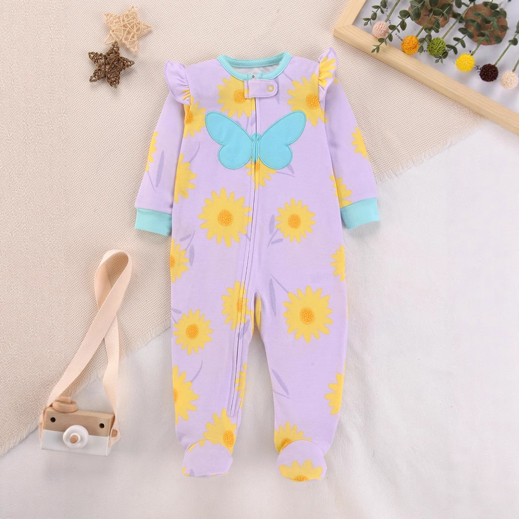 Noworodkowy pajacyk z czystej  – Cotton Baby Onesies Zipper recenzja i cena