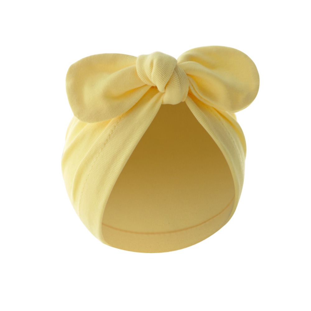 Urocza czapka z kwiatowym węzł – Infant Beanie Hat With Ears recenzja i cena
